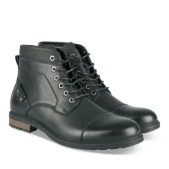 Bottines Rangers NOIR Homme Motif Uni Lacets