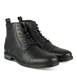 Bottines Rangers NOIR Homme Motif Uni Lacets