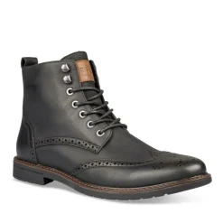 Bottines Rangers NOIR Homme Motif Uni Lacets