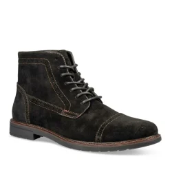 Bottines Rangers NOIR Homme CUIR Motif Uni Lacets