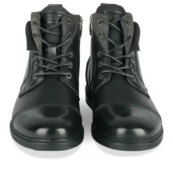 Bottines Rangers NOIR Homme Motif Uni Lacets