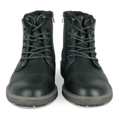 Bottines Rangers NOIR Homme Motif Uni Lacets