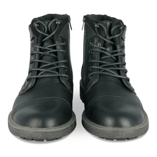 Bottines Rangers NOIR Homme Motif Uni Lacets