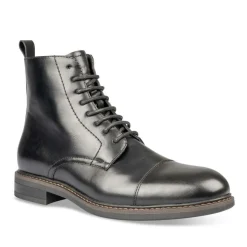 Bottines Rangers NOIR Homme Motif Uni Lacets