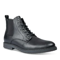 Bottines Rangers NOIR Homme Motif Uni Lacets