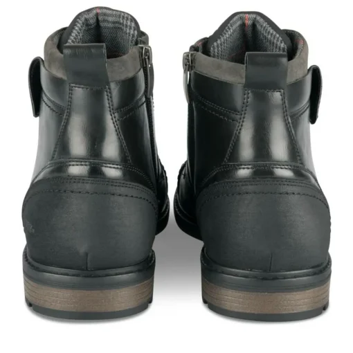 Bottines Rangers NOIR Homme Motif Uni Lacets
