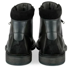 Bottines Rangers NOIR Homme CUIR Motif Uni Lacets
