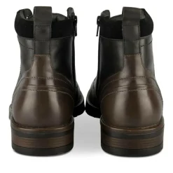 Bottines Rangers NOIR Homme CUIR Motif Uni Lacets