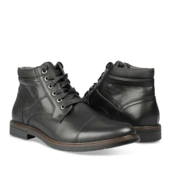 Bottines Rangers NOIR Homme Motif Uni Lacets