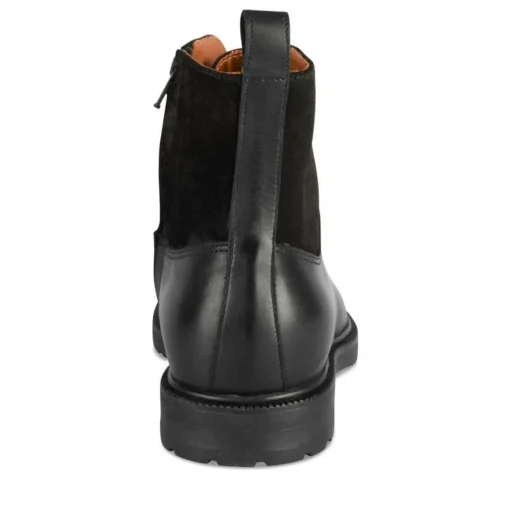 Bottines Rangers NOIR Homme CUIR Motif Uni Lacets