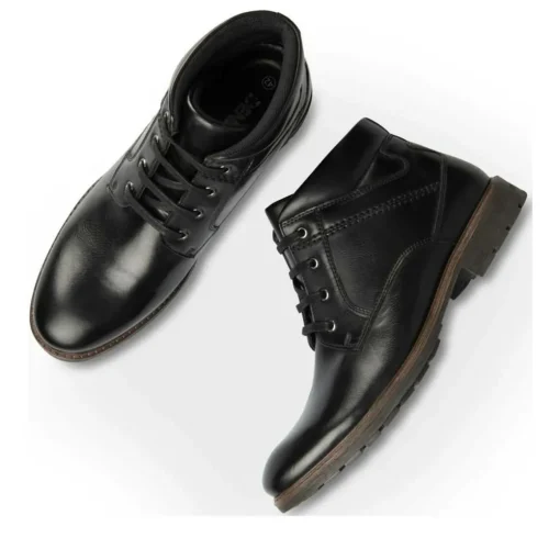 Bottines Rangers NOIR Homme Lacets