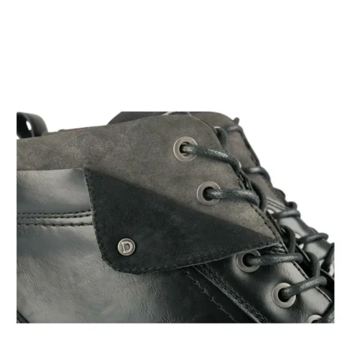 Bottines Rangers NOIR Homme Motif Uni Lacets