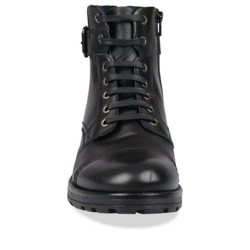 Bottines Rangers NOIR Homme CUIR Lacets