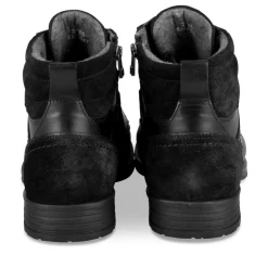 Bottines Rangers NOIR Homme CUIR Motif Uni Lacets