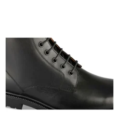 Bottines Rangers NOIR Homme CUIR Motif Uni Lacets