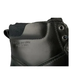 Bottines Rangers NOIR Homme CUIR Motif Uni Lacets