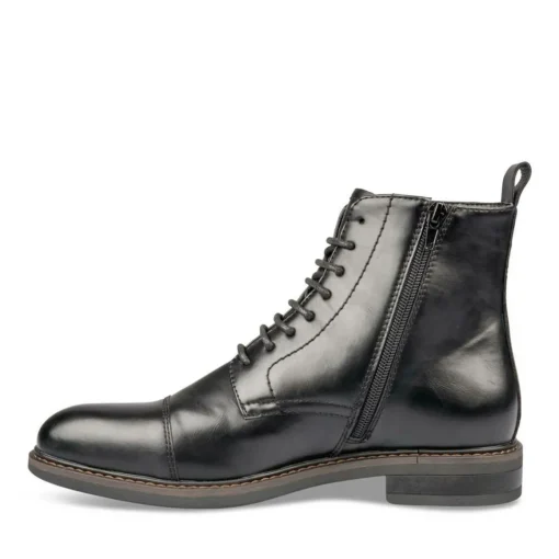 Bottines Rangers NOIR Homme Motif Uni Lacets