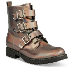 Bottines Rangers PEWTER Fille Motif Uni