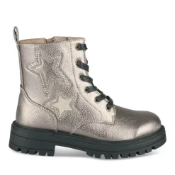 Bottines Rangers PEWTER Fille Motif Iridescent Lacets