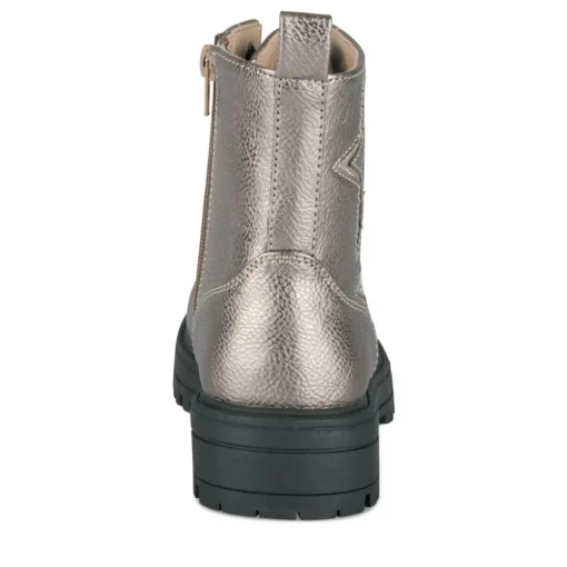 Bottines Rangers PEWTER Fille Motif Iridescent Lacets