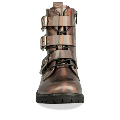 Bottines Rangers PEWTER Fille Motif Uni
