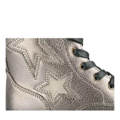 Bottines Rangers PEWTER Fille Motif Iridescent Lacets