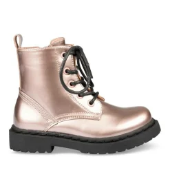 Bottines Rangers ROSE Fille Motif Uni Lacets