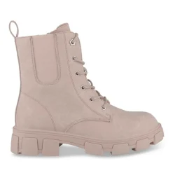 Bottines Rangers ROSE Fille Motif Uni Lacets