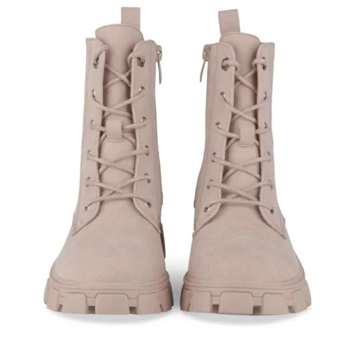 Bottines Rangers ROSE Fille Motif Uni Lacets