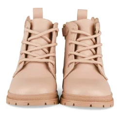 Bottines Rangers ROSE Fille Motif Coeurs Lacets