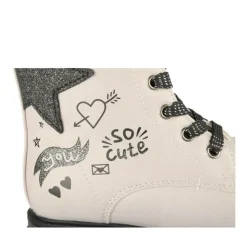 Bottines Rangers ROSE Fille Motif Paillettes Lacets