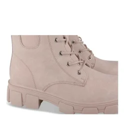 Bottines Rangers ROSE Fille Motif Uni Lacets