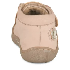 Bottines ROSE Fille CUIR Motif Fleuri Scratch