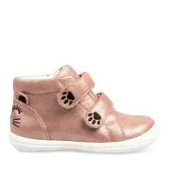 Bottines ROSE Fille Motif Uni Scratch