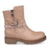 Bottines ROSE Fille Motif Uni Fermeture éclair