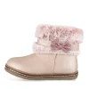 Bottines ROSE Fille Motif Uni Fermeture éclair