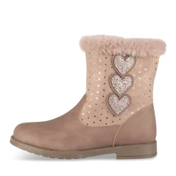 Bottines ROSE Fille Motif A Pois Fermeture éclair