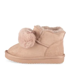Bottines ROSE Fille Motif Fausse Fourrure A Enfiler