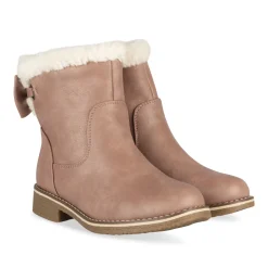 Bottines ROSE Fille Motif Uni Fermeture éclair