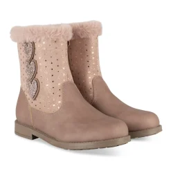 Bottines ROSE Fille Motif A Pois Fermeture éclair