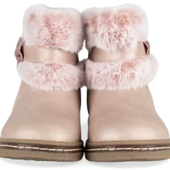 Bottines ROSE Fille Motif Uni Fermeture éclair