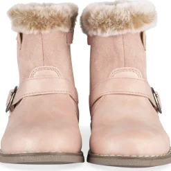 Bottines ROSE Fille Motif Paillettes Fermeture éclair