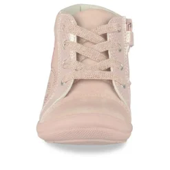 Bottines ROSE Fille Motif Paillettes Lacets
