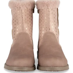 Bottines ROSE Fille Motif A Pois Fermeture éclair
