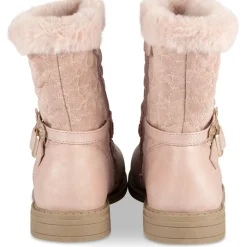 Bottines ROSE Fille Motif Uni Fermeture éclair