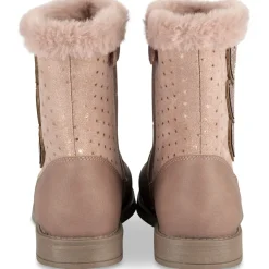 Bottines ROSE Fille Motif A Pois Fermeture éclair