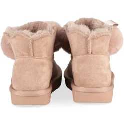 Bottines ROSE Fille Motif Fausse Fourrure A Enfiler