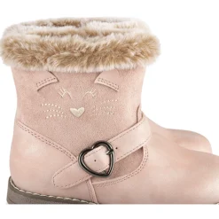 Bottines ROSE Fille Motif Paillettes Fermeture éclair