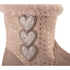 Bottines ROSE Fille Motif A Pois Fermeture éclair