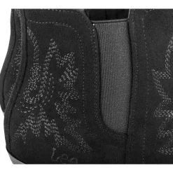 Bottines Santiag NOIR Femme Motif Uni Fermeture éclair